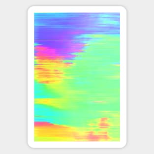 Holographic print card Sticker